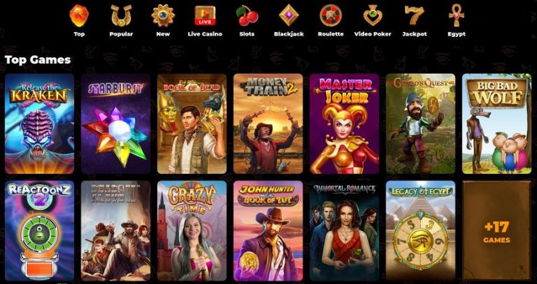 AmunaRa Casino ️ Tilbage til Egypten » Spil uden om ROFUS & NemID